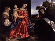 Zubaran: Madonna and Child with Sts.Catherine and Dominich and a Donor